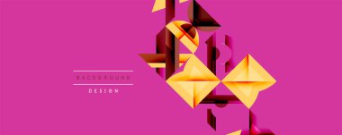 Çemberler soyut arkaplan çizgilerini kareler