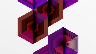 Altıgenler tasarımı geometrik soyut arkaplan