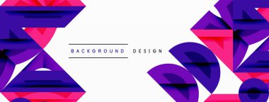 Soyut geometrik arkaplan şekilleri modern ve simetrik bir model oluşturur. Kalın kontrast, pürüzsüz gradyanlar, dinamik kompozisyon, fütüristik stil