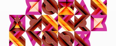 Çemberler soyut arkaplan çizgilerini kareler