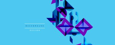 Çemberler soyut arkaplan çizgilerini kareler