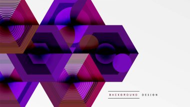 Altıgenler tasarımı geometrik soyut arkaplan