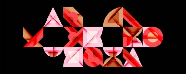 Çemberler soyut arkaplan çizgilerini kareler