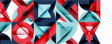 Çemberler soyut arkaplan çizgilerini kareler