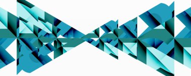 Daireler, yarı daireler, kareler ve yuvarlak üçgenler. Duvar kağıdı, afiş, arkaplan, kart, kitap illüstrasyonu, iniş sayfası için geometrik mozaik mozaik desen soyut arkaplan