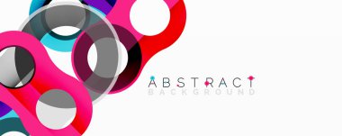 Birbirine dolanmış dairesel ve tübüler formlarla soyut bileşim eğimli, derinlikli ve keskin karşıtlıklara sahip akışkan bir yapı oluşturuyor.