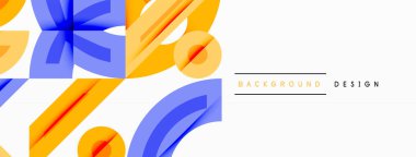 Soyut geometrik arkaplan şekilleri modern ve simetrik bir model oluşturur. Kalın kontrast, pürüzsüz gradyanlar, dinamik kompozisyon, fütüristik stil