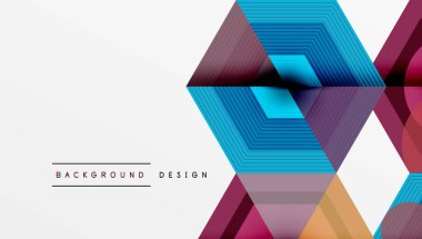 Altıgenler tasarımı geometrik soyut arkaplan