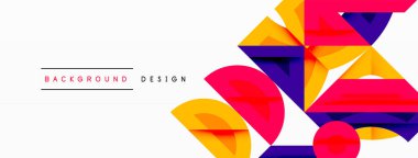 Soyut geometrik arkaplan şekilleri modern ve simetrik bir model oluşturur. Kalın kontrast, pürüzsüz gradyanlar, dinamik kompozisyon, fütüristik stil