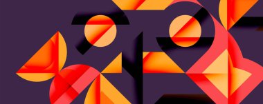 Çemberler soyut arkaplan çizgilerini kareler