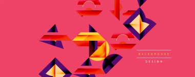 Çemberler soyut arkaplan çizgilerini kareler