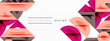 Soyut geometrik arkaplan şekilleri modern ve simetrik bir model oluşturur. Kalın kontrast, pürüzsüz gradyanlar, dinamik kompozisyon, fütüristik stil