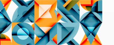 Çemberler soyut arkaplan çizgilerini kareler