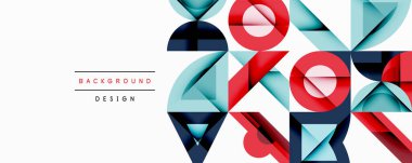 Çemberler soyut arkaplan çizgilerini kareler