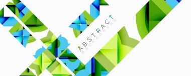 Birbirine kenetlenmiş dairesel ve açısal şekillerle soyut geometrik bileşim, pürüzsüz gradyanlar ve beyaz arkaplan üzerinde keskin karşıtlıklar