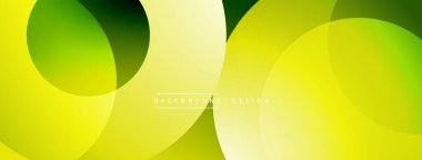 Üst üste binen dairesel şekillere sahip arka plan tasarımı, pürüzsüz gradyanlar ve yumuşak ışıklandırma efektleri, dinamik soyut bir kompozisyon oluşturur