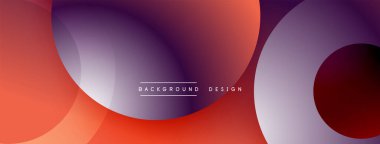 Üst üste binen dairesel şekillere sahip arka plan tasarımı, pürüzsüz gradyanlar ve yumuşak ışıklandırma efektleri, dinamik soyut bir kompozisyon oluşturur