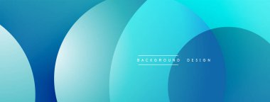 Katmanlı dairesel şekiller canlı renklerde, düzgün geçiş, derinlik efektleri ve modern, fütürist estetiğe sahip, gradyan açısından zengin soyut bir tasarım oluşturur.