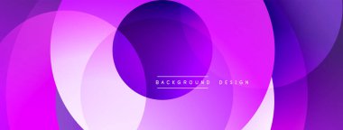 Üst üste binen dairesel şekillere sahip arka plan tasarımı, pürüzsüz gradyanlar ve yumuşak ışıklandırma efektleri, dinamik soyut bir kompozisyon oluşturur