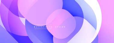 Katmanlı şeffaf gradyan şekillere sahip soyut arkaplan