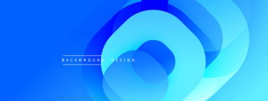 Katmanlı şeffaf gradyan şekillere sahip soyut arkaplan