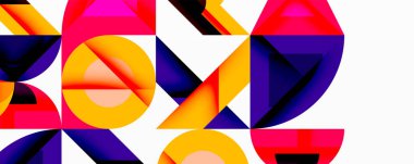 Çemberler soyut arkaplan çizgilerini kareler