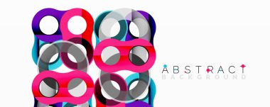 Birbirine dolanmış dairesel ve tübüler formlarla soyut bileşim eğimli, derinlikli ve keskin karşıtlıklara sahip akışkan bir yapı oluşturuyor.