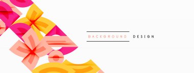 Dairesel ve yuvarlak elementlerin yer aldığı soyut geometrik arkaplan. Kalın kontrast, pürüzsüz gradyanlar, dinamik kompozisyon, fütüristik stil