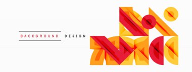 Soyut geometrik arkaplan şekilleri modern ve simetrik bir model oluşturur. Kalın kontrast, pürüzsüz gradyanlar, dinamik kompozisyon, fütüristik stil