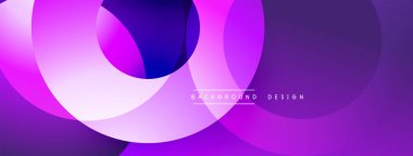 Üst üste binen dairesel şekillere sahip arka plan tasarımı, pürüzsüz gradyanlar ve yumuşak ışıklandırma efektleri, dinamik soyut bir kompozisyon oluşturur