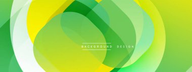 Katmanlı şeffaf gradyan şekillere sahip soyut arkaplan