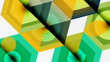 Altıgenler tasarımı geometrik soyut arkaplan