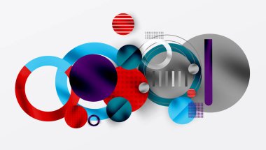 Soyut arkaplan - pürüzsüz eğimleri ve şeffaflığı olan katmanlı geometrik şekiller