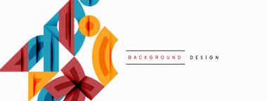 Soyut geometrik arkaplan şekilleri modern ve simetrik bir model oluşturur. Kalın kontrast, pürüzsüz gradyanlar, dinamik kompozisyon, fütüristik stil