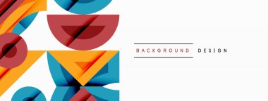 Soyut geometrik arkaplan şekilleri modern ve simetrik bir model oluşturur. Kalın kontrast, pürüzsüz gradyanlar, dinamik kompozisyon, fütüristik stil