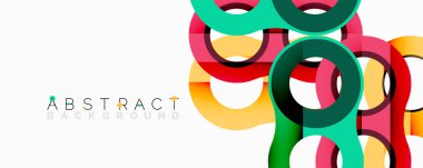 Birbirine dolanmış dairesel ve tübüler formlarla soyut bileşim eğimli, derinlikli ve keskin karşıtlıklara sahip akışkan bir yapı oluşturuyor.