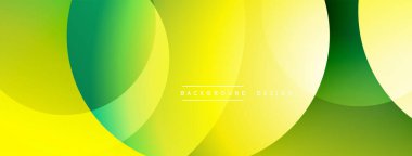 Üst üste binen dairesel şekillere sahip arka plan tasarımı, pürüzsüz gradyanlar ve yumuşak ışıklandırma efektleri, dinamik soyut bir kompozisyon oluşturur