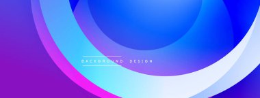 Üst üste binen dairesel şekillere sahip arka plan tasarımı, pürüzsüz gradyanlar ve yumuşak ışıklandırma efektleri, dinamik soyut bir kompozisyon oluşturur