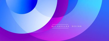 Üst üste binen dairesel şekillere sahip arka plan tasarımı, pürüzsüz gradyanlar ve yumuşak ışıklandırma efektleri, dinamik soyut bir kompozisyon oluşturur