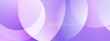 Üst üste binen dairesel şekillere sahip arka plan tasarımı, pürüzsüz gradyanlar ve yumuşak ışıklandırma efektleri, dinamik soyut bir kompozisyon oluşturur