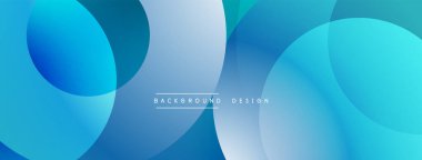 Katmanlı dairesel şekiller canlı renklerde, düzgün geçiş, derinlik efektleri ve modern, fütürist estetiğe sahip, gradyan açısından zengin soyut bir tasarım oluşturur.