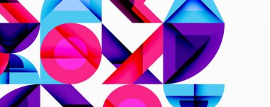 Çemberler soyut arkaplan çizgilerini kareler