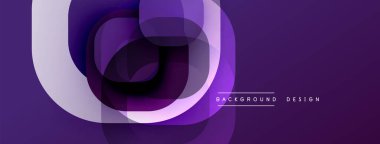 Çembersel soyut tasarım üst üste binen yarı saydam daireler ve yuvarlak şekiller, harmanlanan eğriler ve düzgün eğriler, derinlik, karşıtlık ve dinamik görsel efekt oluşturur.