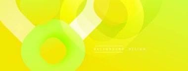 Çembersel soyut tasarım üst üste binen yarı saydam daireler ve yuvarlak şekiller, harmanlanan eğriler ve düzgün eğriler, derinlik, karşıtlık ve dinamik görsel efekt oluşturur.