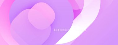 Çembersel soyut tasarım üst üste binen yarı saydam daireler ve yuvarlak şekiller, harmanlanan eğriler ve düzgün eğriler, derinlik, karşıtlık ve dinamik görsel efekt oluşturur.