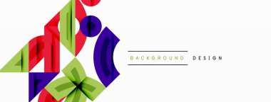 Dairesel ve yuvarlak elementlerin yer aldığı soyut geometrik arkaplan. Kalın kontrast, pürüzsüz gradyanlar, dinamik kompozisyon, fütüristik stil