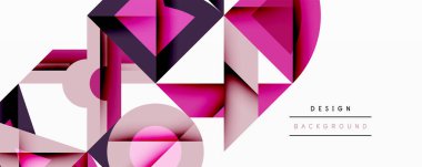 Çemberler soyut arkaplan çizgilerini kareler