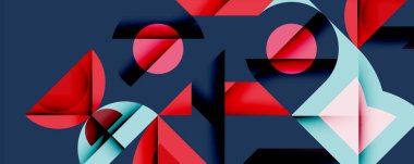 Çemberler soyut arkaplan çizgilerini kareler