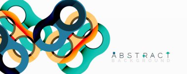 Birbirine dolanmış dairesel ve tübüler formlarla soyut bileşim eğimli, derinlikli ve keskin karşıtlıklara sahip akışkan bir yapı oluşturuyor.