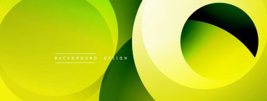 Üst üste binen dairesel şekillere sahip arka plan tasarımı, pürüzsüz gradyanlar ve yumuşak ışıklandırma efektleri, dinamik soyut bir kompozisyon oluşturur